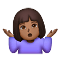 Emoji 🤷🏾‍♀️ Donna Che Scrolla Le Spalle: Carnagione Abbastanza Scura su Samsung One UI 6.1.