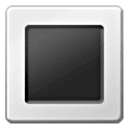 Emoji 🔳 Tasto Quadrato Nero Con Bordo Bianco su Samsung One UI 6.1.