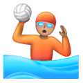 🤽🏽 Emoji Wasserballspieler(in): mittlere Hautfarbe Samsung One UI 6.1.