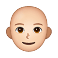 👩🏻‍🦲 Emoji Mulher: Pele Clara E Careca na Samsung One UI 6.1.
