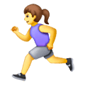 Emoji 🏃‍♀️ Donna Che Corre su Samsung One UI 6.1.