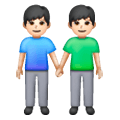 Émoji 👬🏻 Deux Hommes Se Tenant La Main : Peau Claire sur Samsung One UI 6.1.