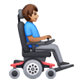 Uomo in sedia a rotelle motorizzata Rivolto a destra: tono medio della pelle Samsung One UI 6.1.