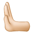 🫷🏻 Emoji Nach Links Drückende Hand: Helle Hautfarbe Samsung One UI 6.1.
