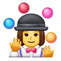 Emoji 🤹‍♀️ Giocoliere Donna su Samsung One UI 6.1.