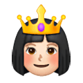 👸🏻 Emoji Princesa: Tono De Piel Claro en Samsung One UI 6.1.