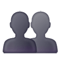 Emoji 👥 Profilo Di Due Persone su Samsung One UI 6.1.