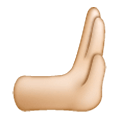 🫸🏻 Emoji Mano Que Empuja Hacia La Derecha: Tono De Piel Claro en Samsung One UI 6.1.