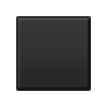 Émoji ◼️ Carré Moyen Noir sur Samsung One UI 6.1.
