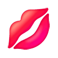 Émoji 💋 Trace De Rouge à Lèvres sur Samsung One UI 6.1.