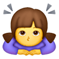 🙇‍♀️ Emoji sich verbeugende Frau Samsung One UI 6.1.