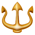 🔱 Emoji Emblema De Tridente en Samsung One UI 6.1.