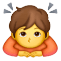 Emoji 🙇 Persona Che Fa Un Inchino Profondo su Samsung One UI 6.1.