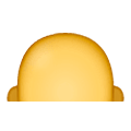 Emoji 🦲 Calvo su Samsung One UI 6.1.