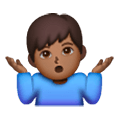 🤷🏾‍♂️ Emoji Hombre Encogido De Hombros: Tono De Piel Oscuro Medio en Samsung One UI 6.1.
