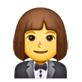 Emoji 🤵‍♀️ Donna In Smoking su Samsung One UI 6.1.
