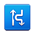 ⛕ Emoji Tráfico alternativo unidireccional a la izquierda en Samsung One UI 6.1.