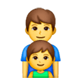 👨‍👦 Emoji Familie: Mann, Junge Samsung One UI 6.1.