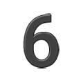 6️ Emoji Numero seis en Samsung One UI 6.1.