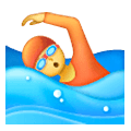 🏊 Emoji Persona Nadando en Samsung One UI 6.1.