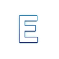 🇪 Emoji Indicador regional Símbolo Letra E en Samsung One UI 6.1.