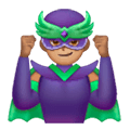Emoji 🦹🏽‍♂️ Supercattivo Uomo: Carnagione Olivastra su Samsung One UI 6.1.