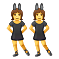 👯‍♀️ Emoji Mujeres Con Orejas De Conejo en Samsung One UI 6.1.
