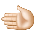 🫲🏻 Emoji Mano İzquierda: Tono De Piel Claro en Samsung One UI 6.1.
