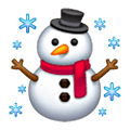 ☃️ Emoji Schneemann im Schnee Samsung One UI 6.1.
