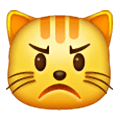 😾 Emoji Rosto De Gato Mal-humorado na Samsung One UI 6.1.