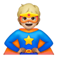 🦸🏼 Emoji Personaje De Superhéroe: Tono De Piel Claro Medio en Samsung One UI 6.1.