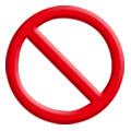 Émoji 🚫 Symbole D’interdiction sur Samsung One UI 6.1.