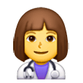 👩‍⚕️ Emoji Profesional Sanitario Mujer en Samsung One UI 6.1.