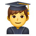 👨‍🎓 Emoji Estudiante Hombre en Samsung One UI 6.1.