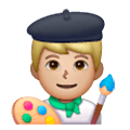 👨🏼‍🎨 Emoji Künstler: mittelhelle Hautfarbe Samsung One UI 6.1.
