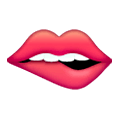 Émoji 🫦 Lèvre Mordante sur Samsung One UI 6.1.