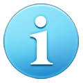 ℹ️ Emoji Buchstabe „i“ in blauem Quadrat Samsung One UI 6.1.
