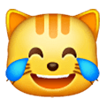 😹 Emoji Katze mit Freudentränen Samsung One UI 6.1.