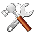 🛠️ Emoji Hammer und Schraubenschlüssel Samsung One UI 6.1.