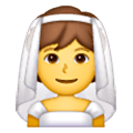 Émoji 👰 Personne Mariée Avec Voile sur Samsung One UI 6.1.