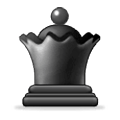 ♛ Emoji Pieza de ajedrez reina negra en Samsung One UI 6.1.