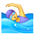 Emoji 🏊‍♀️ Nuotatrice su Samsung One UI 6.1.