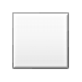 ◻️ Emoji mittelgroßes weißes Quadrat Samsung One UI 6.1.