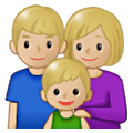Emoji 👪🏼 Famiglia, Carnagione Abbastanza Chiara su Samsung One UI 6.1.
