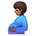 🫃🏾 Emoji Hombre Embarazado: Tono De Piel Oscuro Medio en Samsung One UI 6.1.