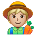 🧑🏼‍🌾 Emoji Agricultor: Tono De Piel Claro Medio en Samsung One UI 6.1.