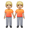 🧑🏼‍🤝‍🧑🏼 Emoji Dos Personas Dándose La Mano: Tono De Piel Claro Medio en Samsung One UI 6.1.