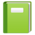 Emoji 📗 Libro Verde su Samsung One UI 6.1.