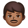 👨🏾 Emoji Homem: Pele Morena Escura na Samsung One UI 6.1.