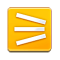 Emoji ⚞ Tre linee convergenti a destra su Samsung One UI 6.1.